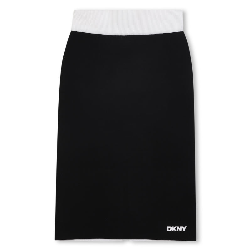 Saia reta reversível DKNY 
                    GIRL