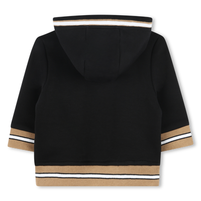 Cardig&atilde; de molet&atilde;o com capuz BOSS BOY