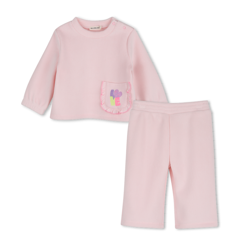 Conjunto de moletom e cal&ccedil;a BILLIEBLUSH 
                        GIRL