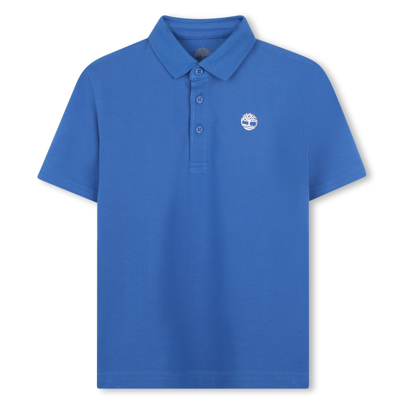 Polo liso com log&oacute;tipo TIMBERLAND 
                        BOY