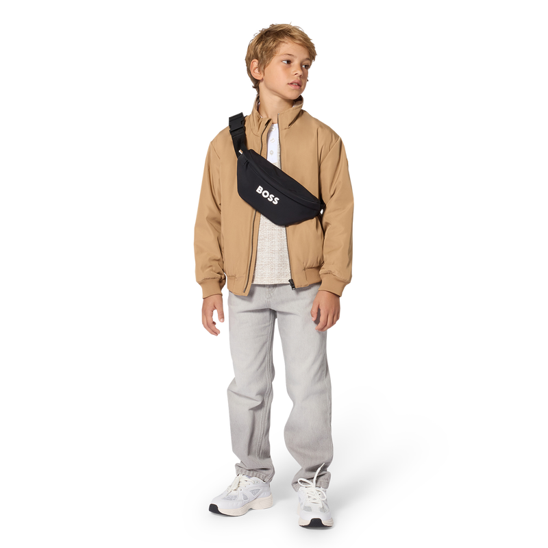 Jaqueta em twill BOSS 
                        BOY