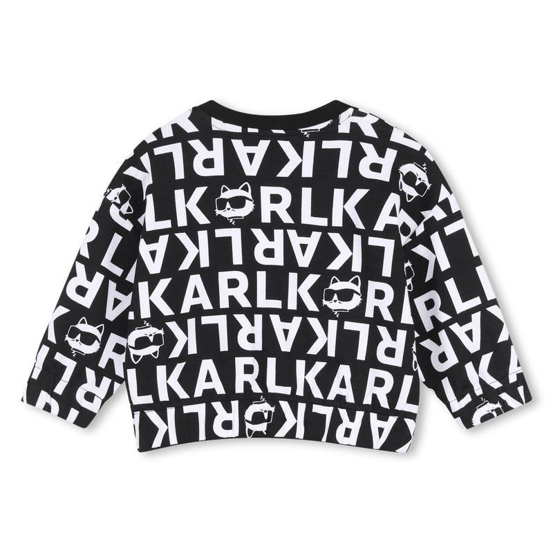 Conjunto de moletom e cal&ccedil;a KARL LAGERFELD KIDS 
                        MENINA