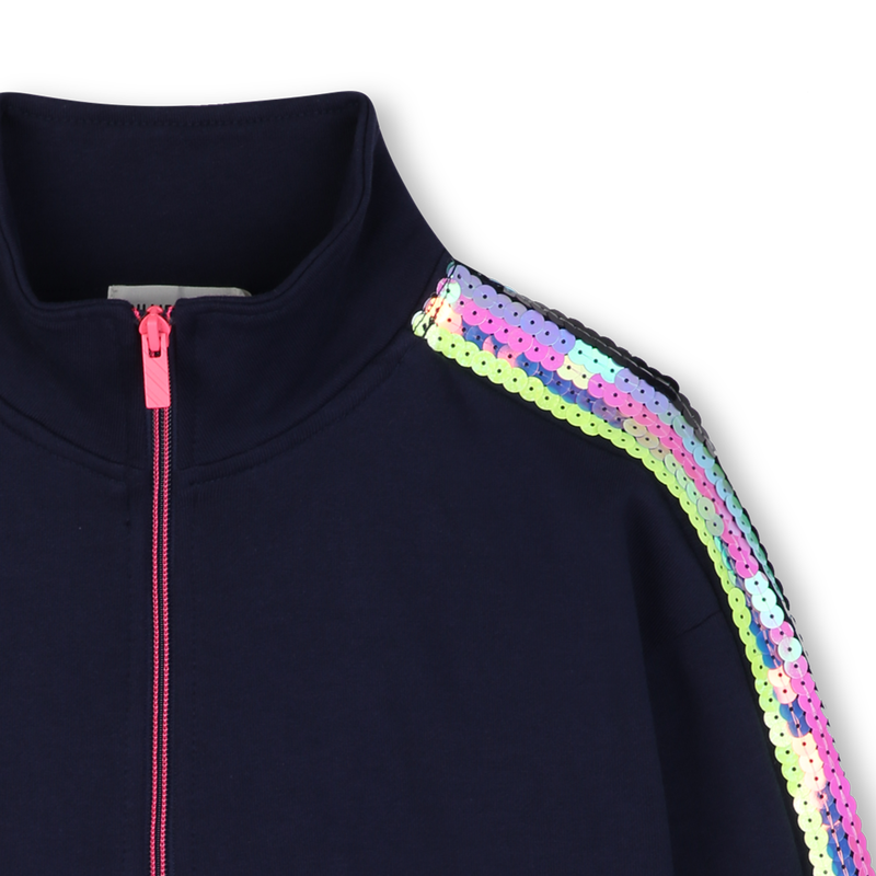 Cardigan em moletom BILLIEBLUSH 
                        GIRL