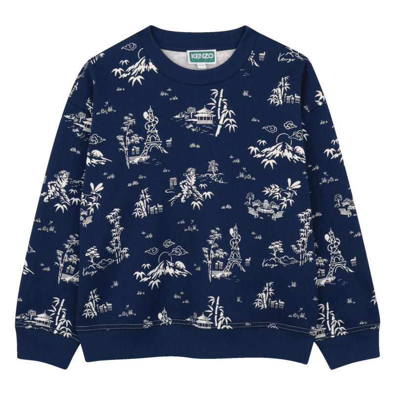 Moletom de l&atilde; KENZO KIDS 
                        BOY