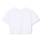 T-shirt curta com strass MARC JACOBS 
                    GIRL