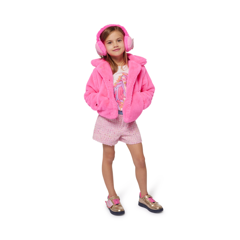Fluffy Fleece Coat BILLIEBLUSH 
                    GIRL