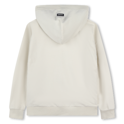 Casaco em molet&atilde;o com capuz DKNY UNISEX