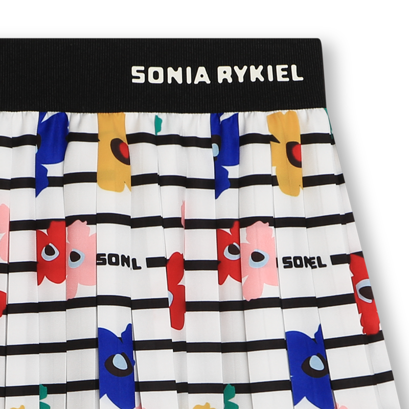 Saia comprida plissada SONIA RYKIEL 
                    GIRL