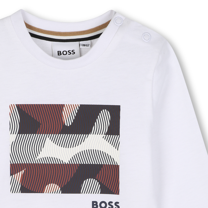 Camiseta de manga longa BOSS 
                        BOY