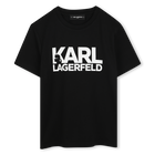 T-shirt de manga curta KARL LAGERFELD KIDS 
                    BOY