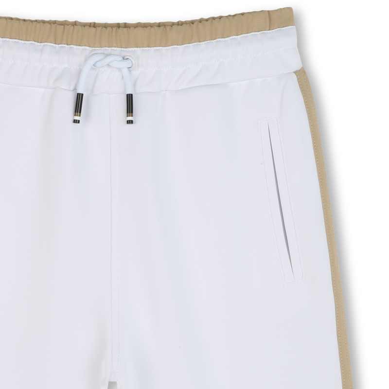 Bermudas com faixas laterais BOSS 
                        MENINO