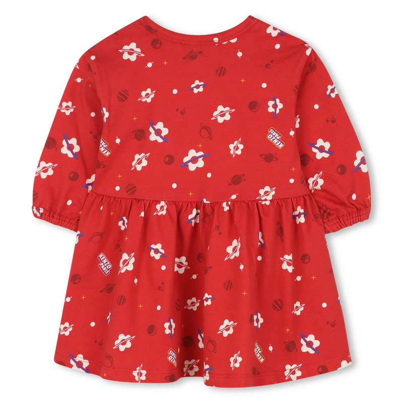 Vestido de manga comprida KENZO KIDS 
                    GIRL