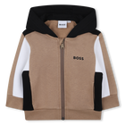 Cardigan com capuz, BISCOITO, hi-res