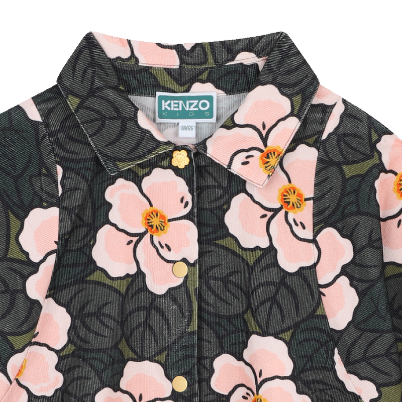 Blusa de veludo KENZO KIDS 
                    GIRL