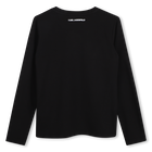 Camiseta de manga comprida KARL LAGERFELD KIDS 
                    GIRL