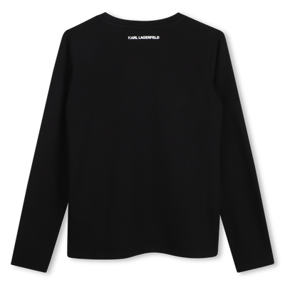 Camiseta de manga comprida KARL LAGERFELD KIDS GIRL
