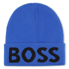 Gorro de malha com lapelas, AZUL EL&Eacute;CTRICO, hi-res