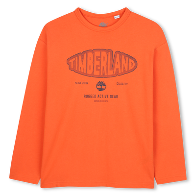 T-shirt de manga comprida em jersey TIMBERLAND BOY