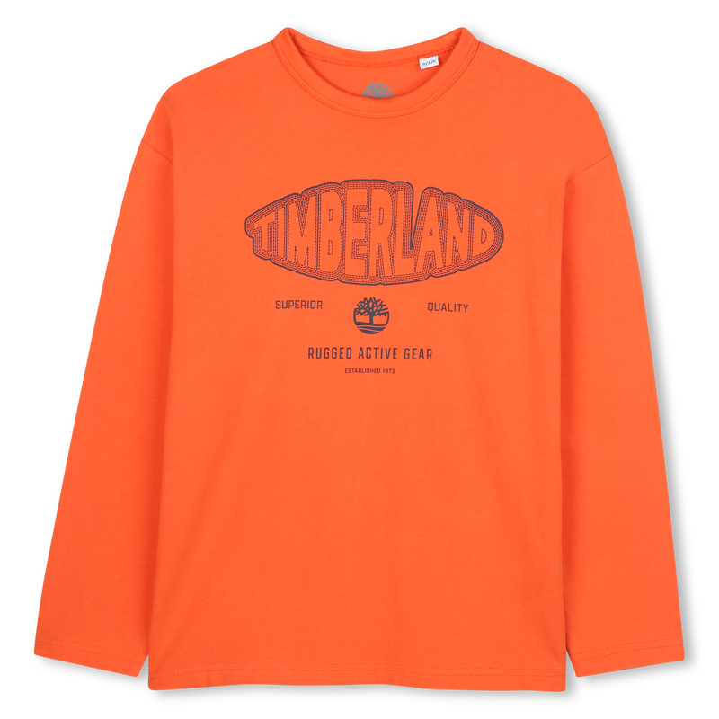 T-shirt de manga comprida em jersey TIMBERLAND 
                    BOY