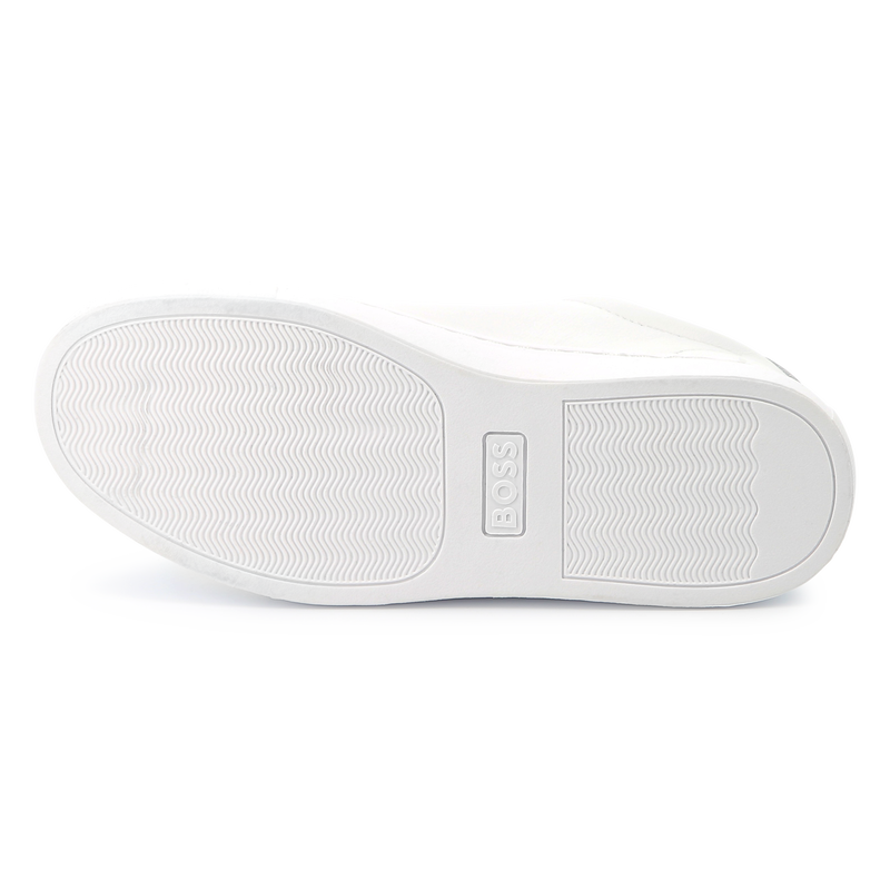 Sapatilhas pele com atacadores BOSS 
                        BOY