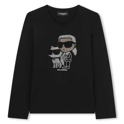 Camiseta de manga comprida KARL LAGERFELD KIDS GIRL