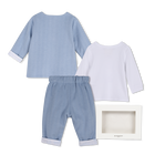 Conjunto de cal&ccedil;a, cardig&atilde; e camiseta GIVENCHY 
                    BOY