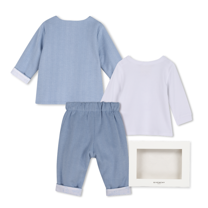 Conjunto de cal&ccedil;a, cardig&atilde; e camiseta GIVENCHY 
                        BOY