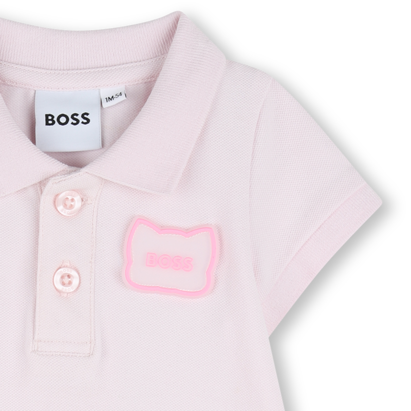 VESTIDO DE BOTÃO PARA BAIXO BOSS 
                        GIRL