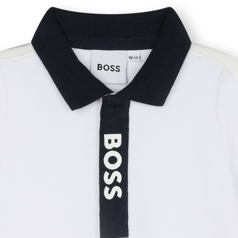 Pijama em veludo bicolor BOSS 
                    BOY