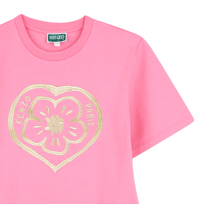Vestido de mangas curtas KENZO KIDS 
                        MENINA
