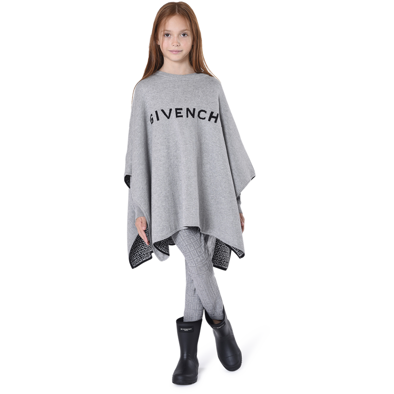 Reversible knitted cape GIVENCHY 
                    GIRL