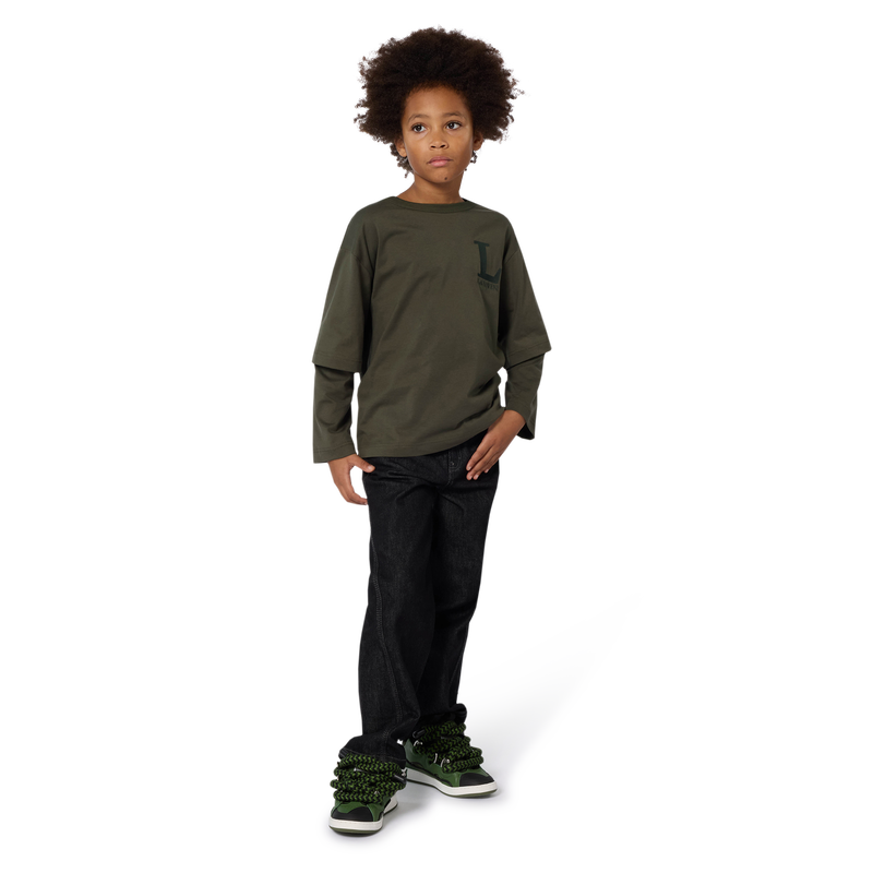 T-shirt de manga dupla LANVIN 
                        BOY