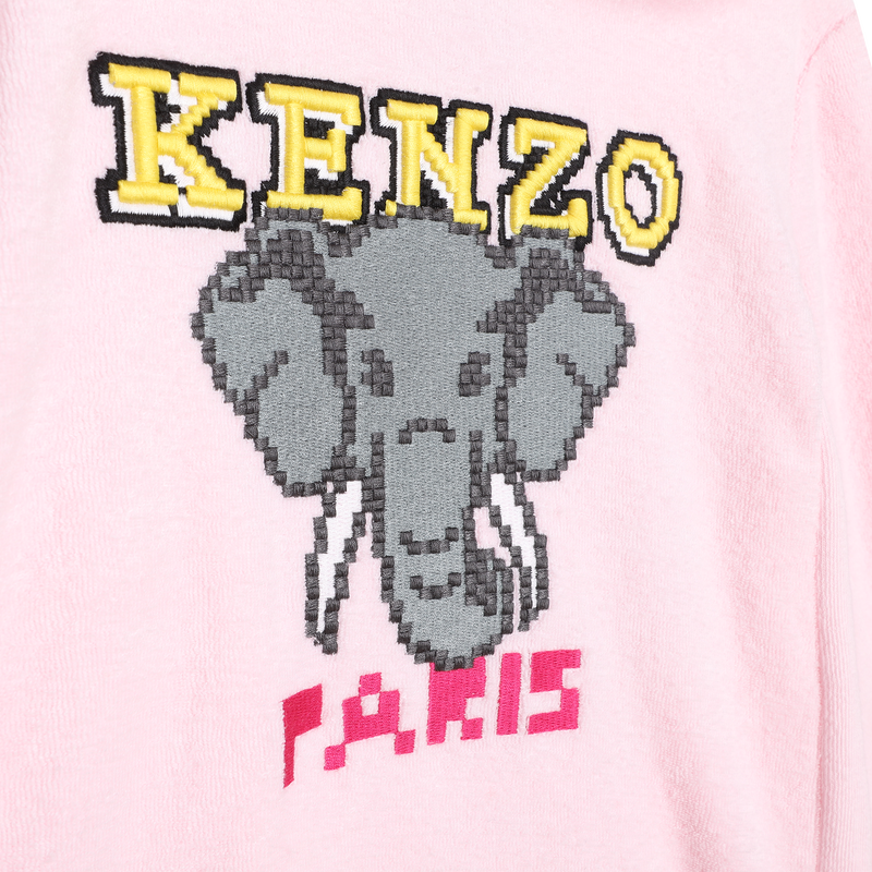 VESTIDO COM CAPUCHA KENZO KIDS 
                    GIRL