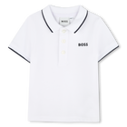 Polo de manga curta, BRANCO, hi-res