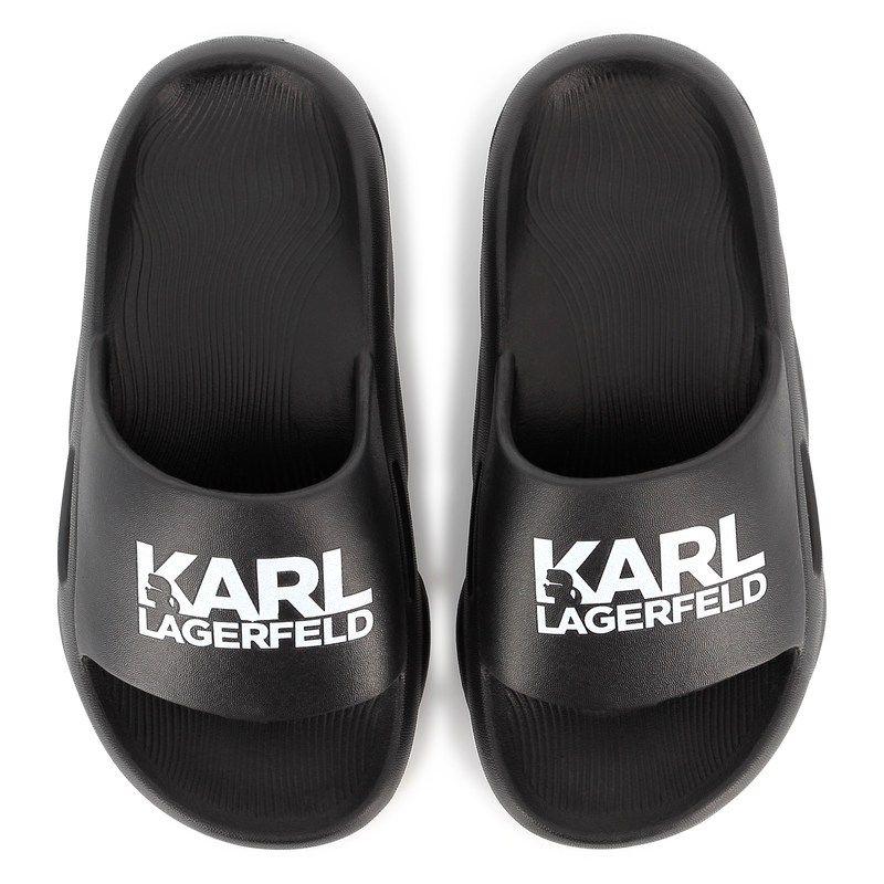 Sliders with logo KARL LAGERFELD KIDS 
                    BOY