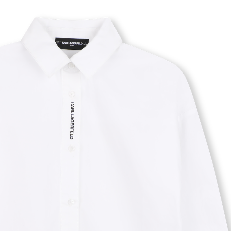 Camisa de manga longa KARL LAGERFELD KIDS 
                        MENINA