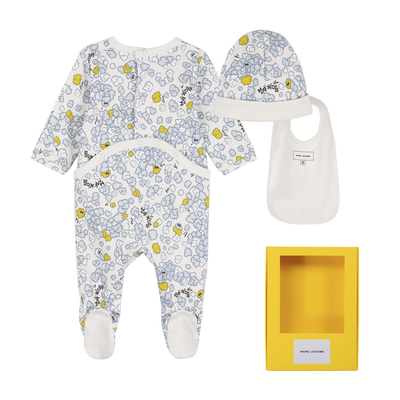 Conjunto de pijama, touca e babador MARC JACOBS UNISSEXO