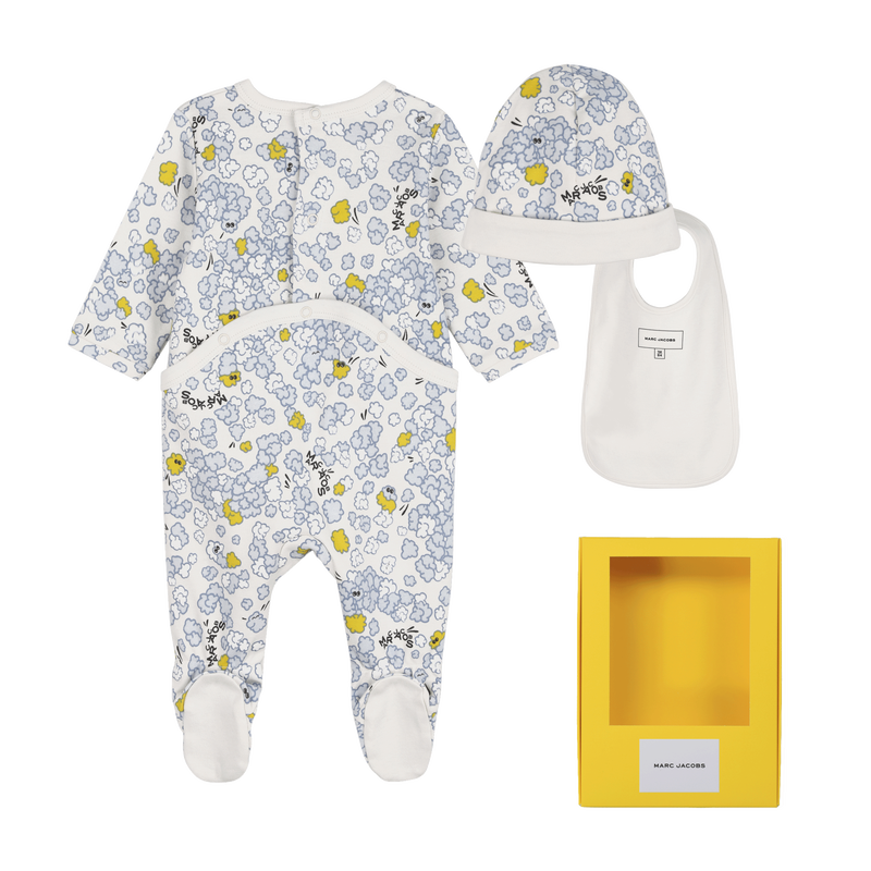 Conjunto de pijama, touca e babador MARC JACOBS 
                        UNISSEXO