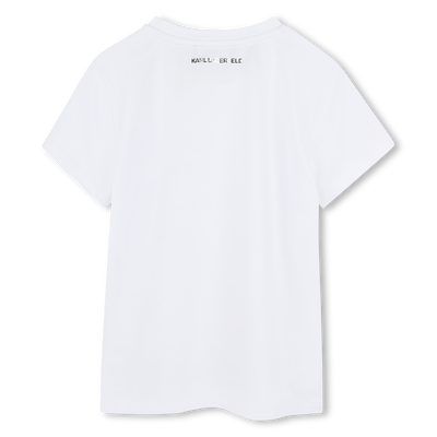 Short-sleeved T-shirt KARL LAGERFELD KIDS GIRL