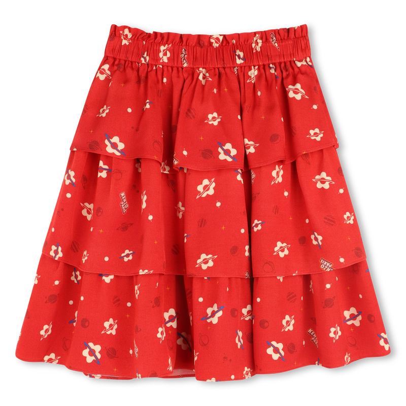 Saia com babados KENZO KIDS 
                    GIRL