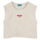 T-shirt sem mangas e cal&ccedil;&otilde;es KENZO KIDS 
                    GIRL