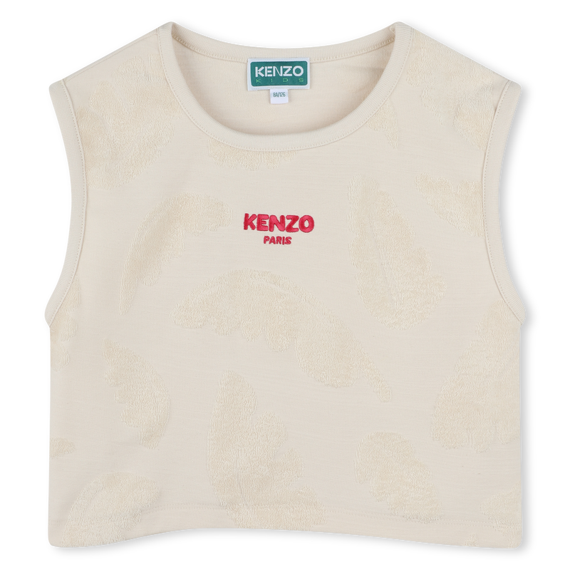 T-shirt sem mangas e cal&ccedil;&otilde;es KENZO KIDS 
                        GIRL