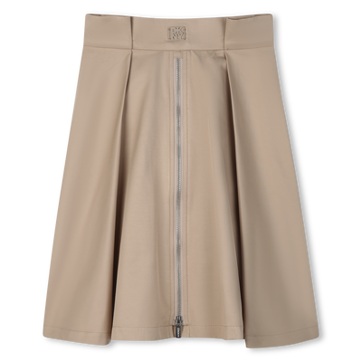 Saia midi com 2 pregas DKNY GIRL