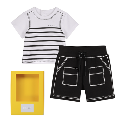 CONJUNTO DE T-SHIRTS E CAL&Ccedil;&Otilde;ES MARC JACOBS UNISEX