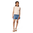 T-shirt bordado floral CHLOE 
                    GIRL