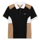 Camisa p&oacute;lo de manga curta, PRETO, hi-res