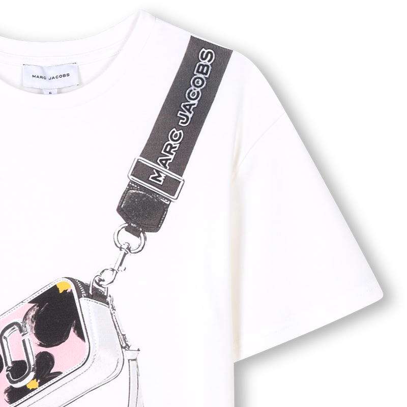 Vestido mangas curtas algod&atilde;o MARC JACOBS 
                        GIRL