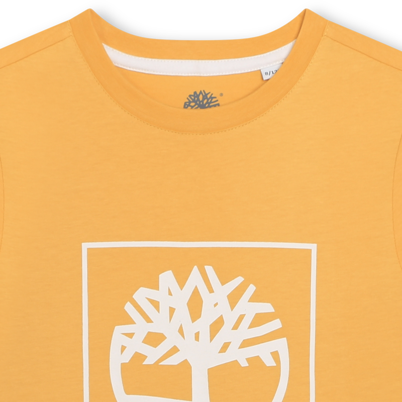 Short-Sleeved Cotton T-Shirt TIMBERLAND 
                    BOY