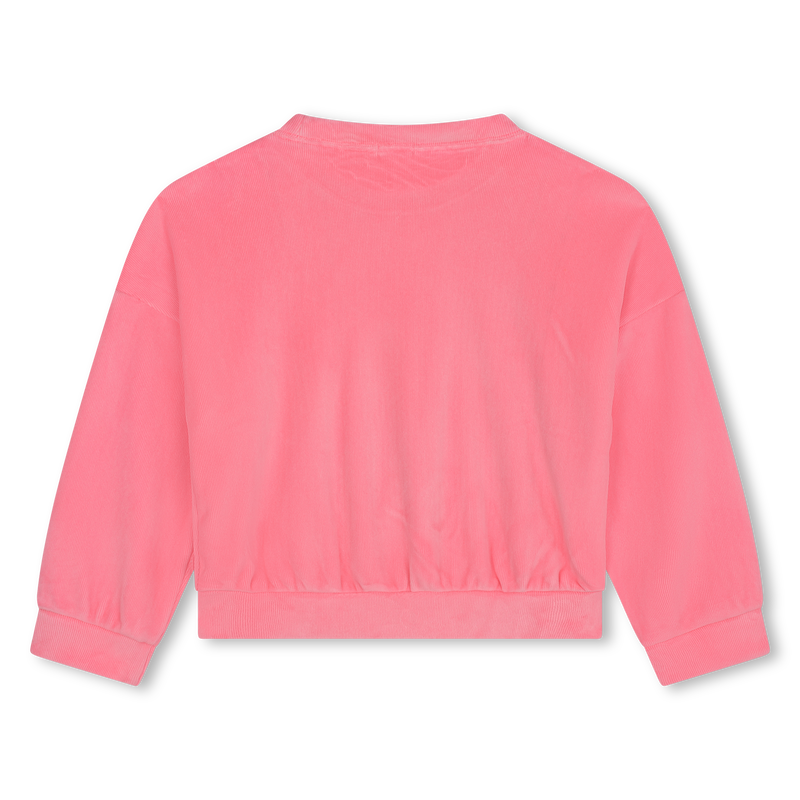 Sweatshirt de veludo BILLIEBLUSH 
                        GIRL