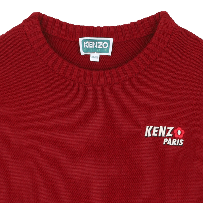 Vestido de malha KENZO KIDS 
                    GIRL